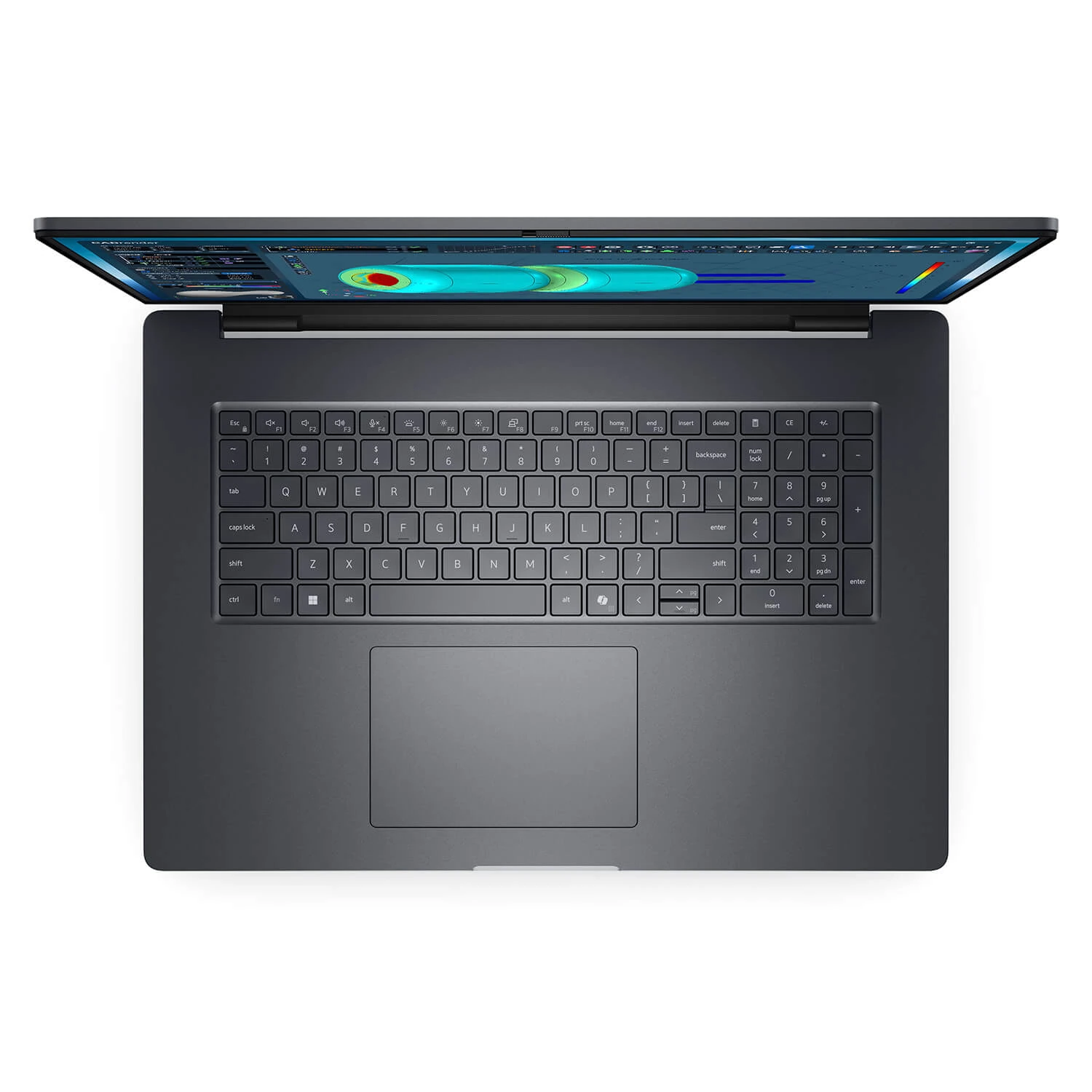 Dell Pro Max 18 Plus MB18250 9 Laptop Dell Pro Max 18 Plus MB18250 Mobile Workstation - Bàn phím gõ êm ái, touchpad đa điểm mượt mà